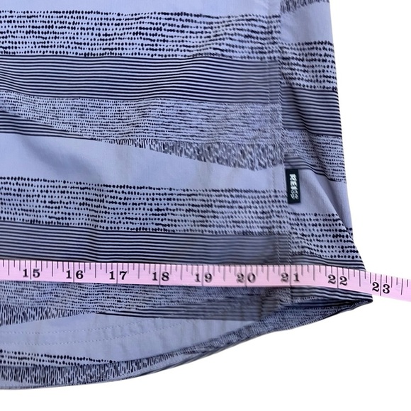 REl Co-op Sahara Pattern Purple Grey Button-Up Long-Sleeve Nylon Shirt Hiking L - Picture 11 of 16
